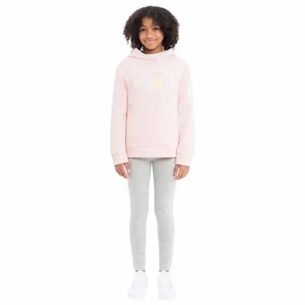 NEW Puma 3 piece set outfit Long Sleeve Hoodie Hoodie top shirt leggings pants - Picture 3 of 3
